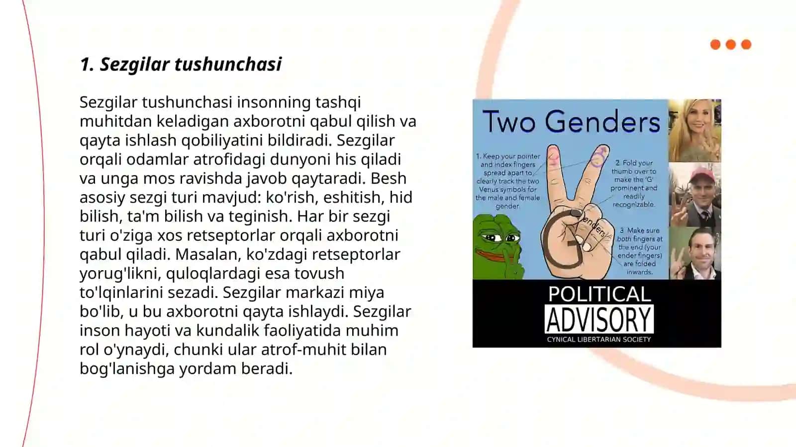 Sezgilar haqida umumiy tushuncha va uning nerv fiziologik asoslari 3