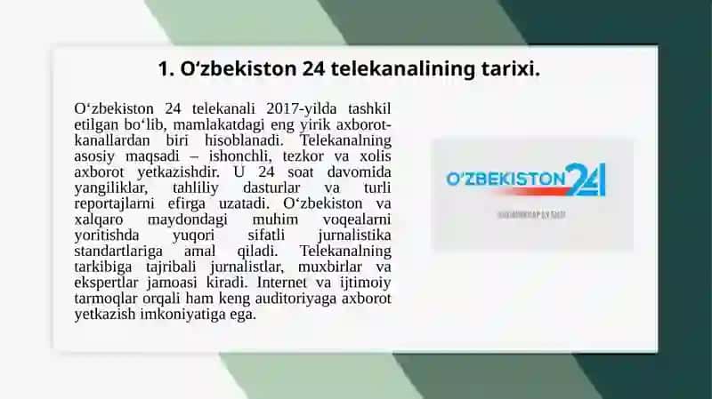 Oʻzbekiston24telokanali 3