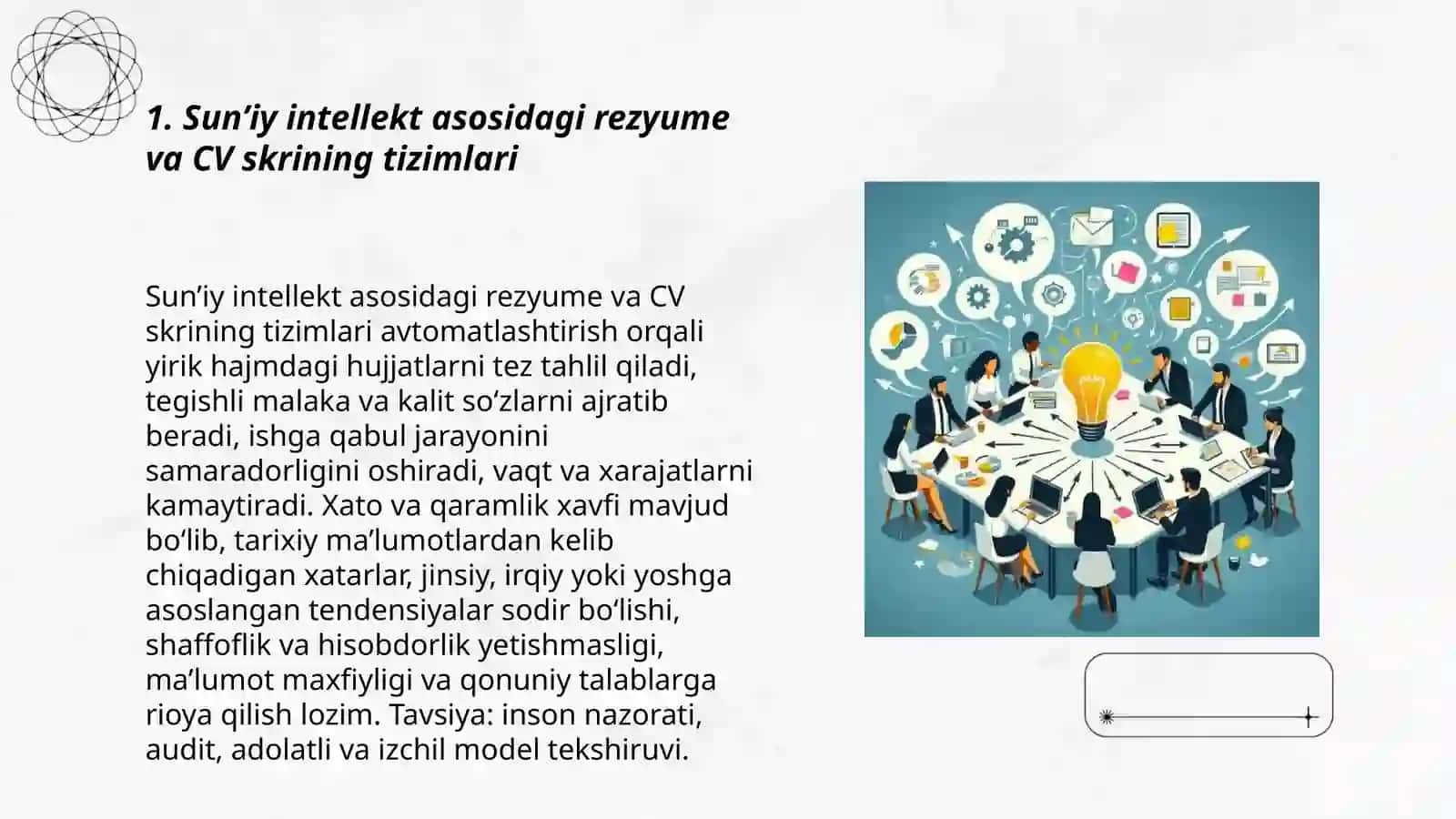 Sun’iy intellekt orqali xodim tanlash: imkoniyatlar va xavflar 3