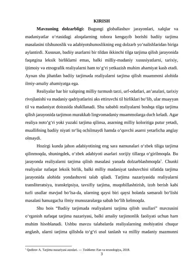 Badiiy tarjimada realiyalarni tarjima qilish usullari 3