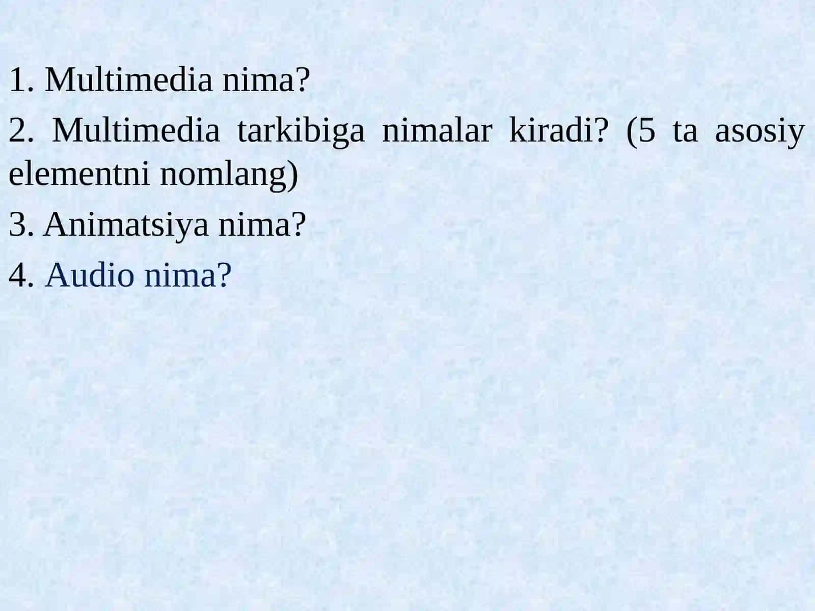 Multimediyatushunchasi 3