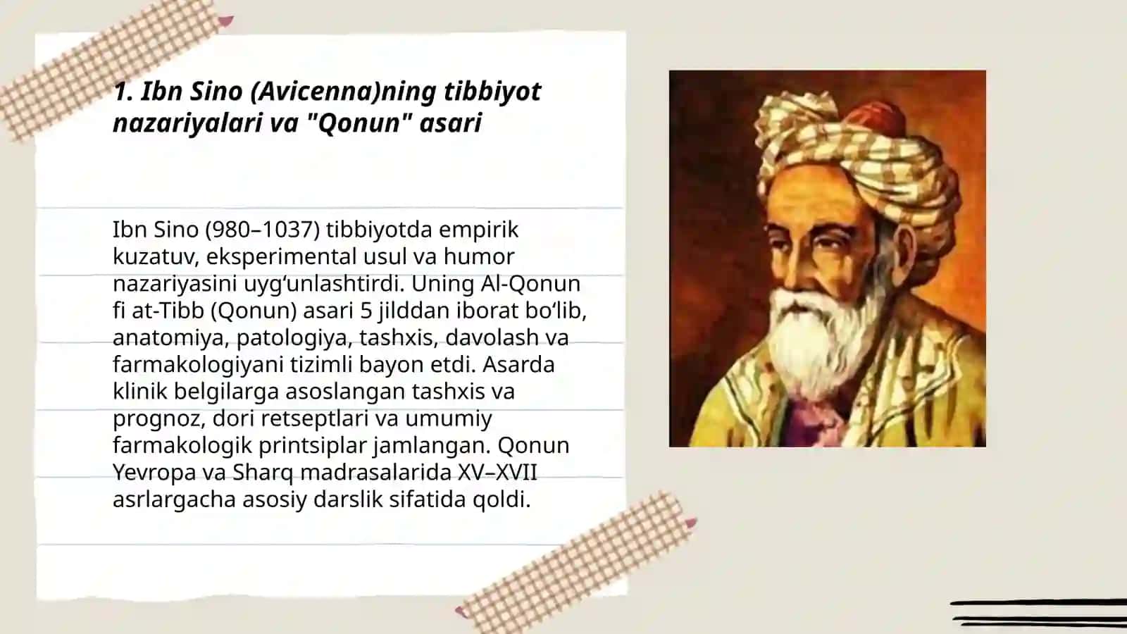 Sharq allomalari va tibbiyot haqidagi qarashlari 3