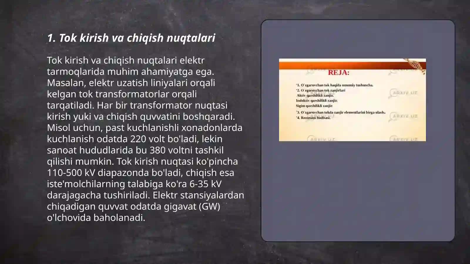 Aralash va murakkab oʻzgarmas tok zanjirlari 3