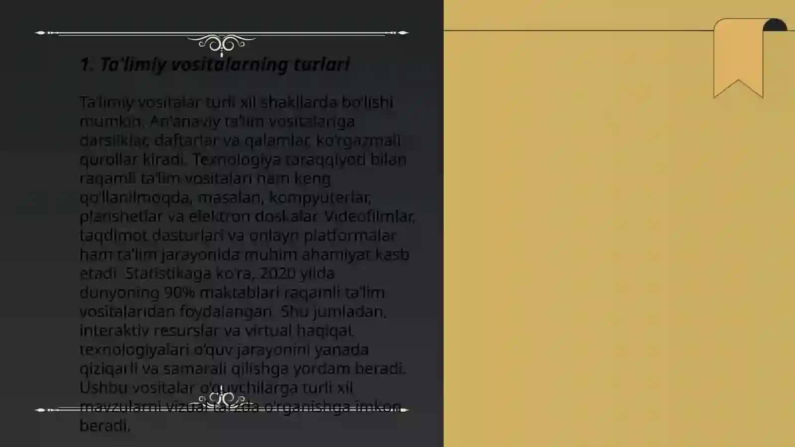 Taʼlimiy vositalar. Oʻquv texnika vositalari 3