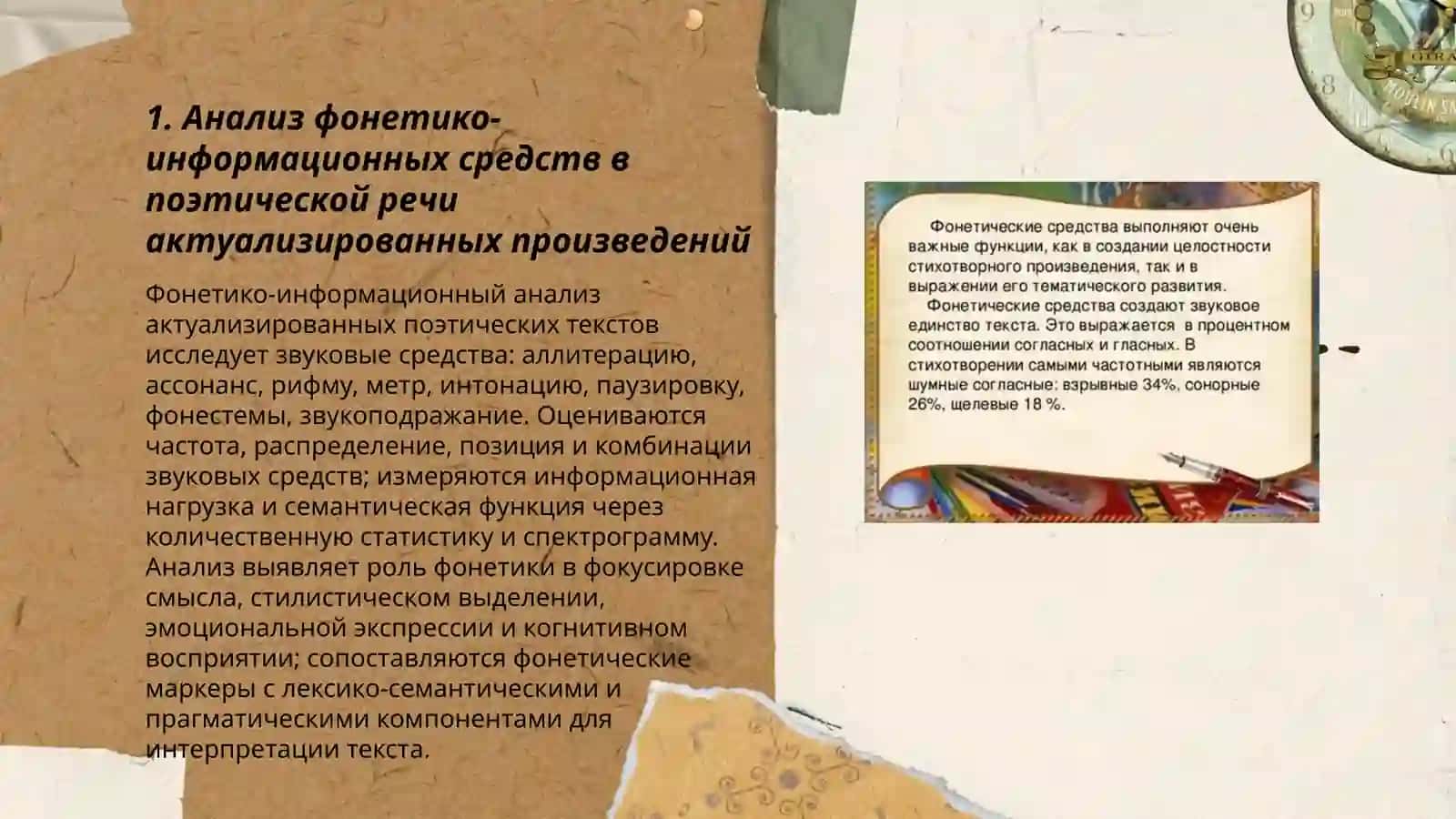 Анализ фонетико информацыонных средств поэтической речи актуализированных произведениях 3