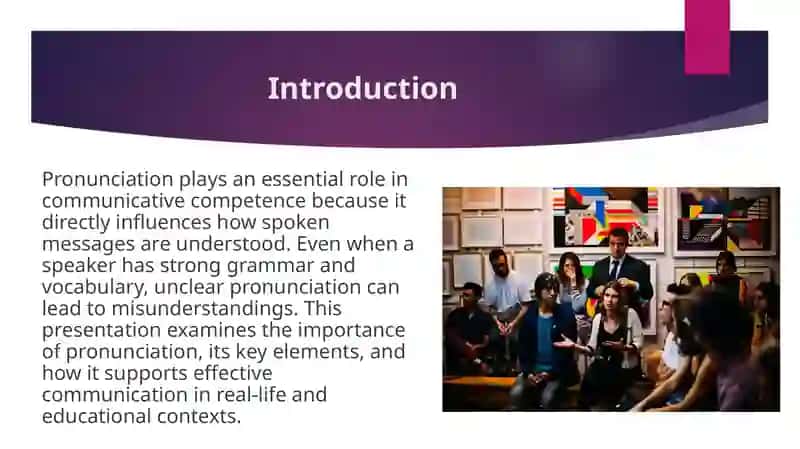 The role of pronunciation in communicative competence 3
