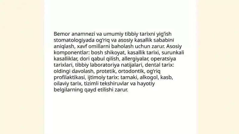 Stamatalogiyaga kirish fanidan 3