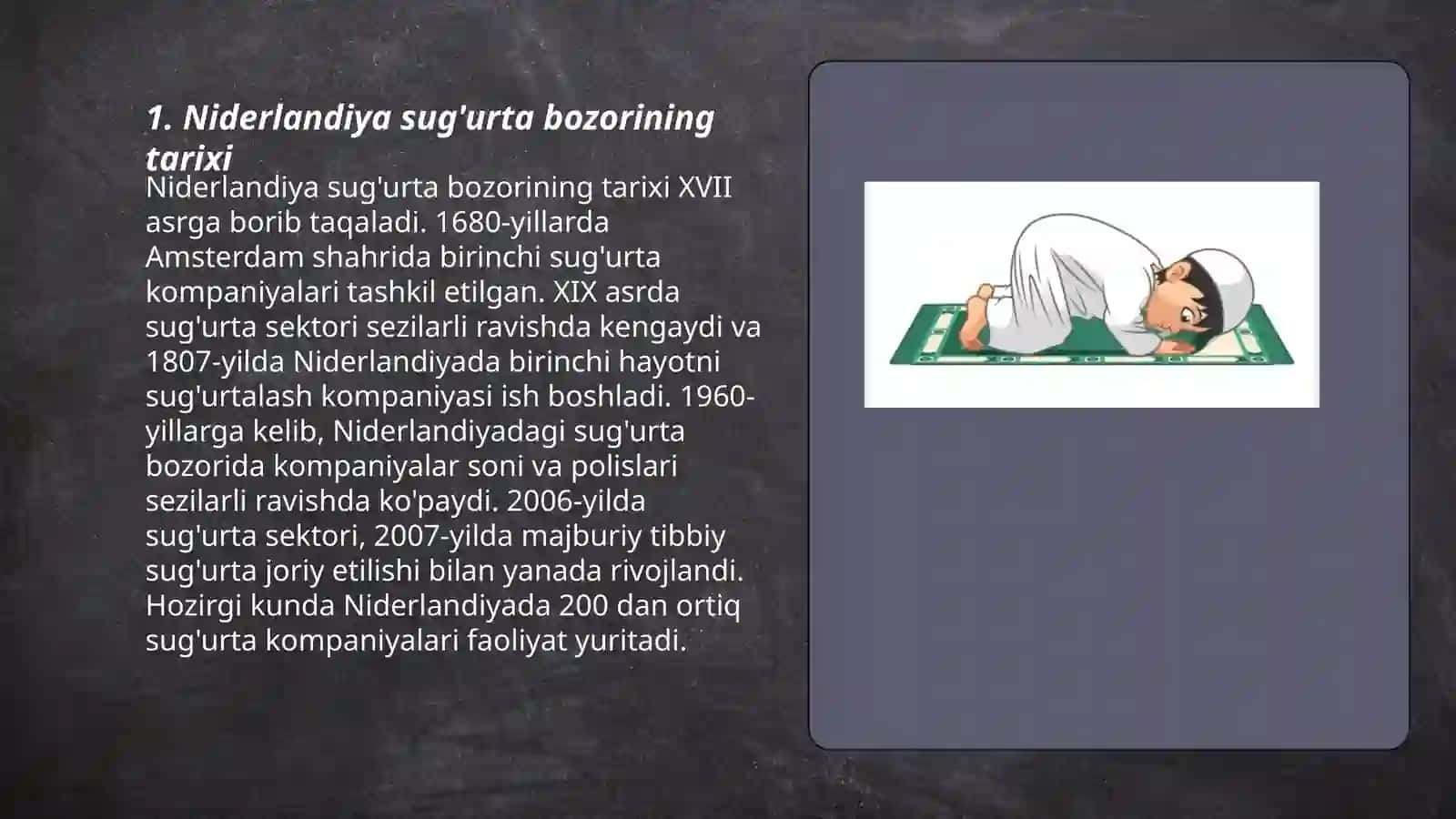 Niderlandiya sug'urta bozori 3