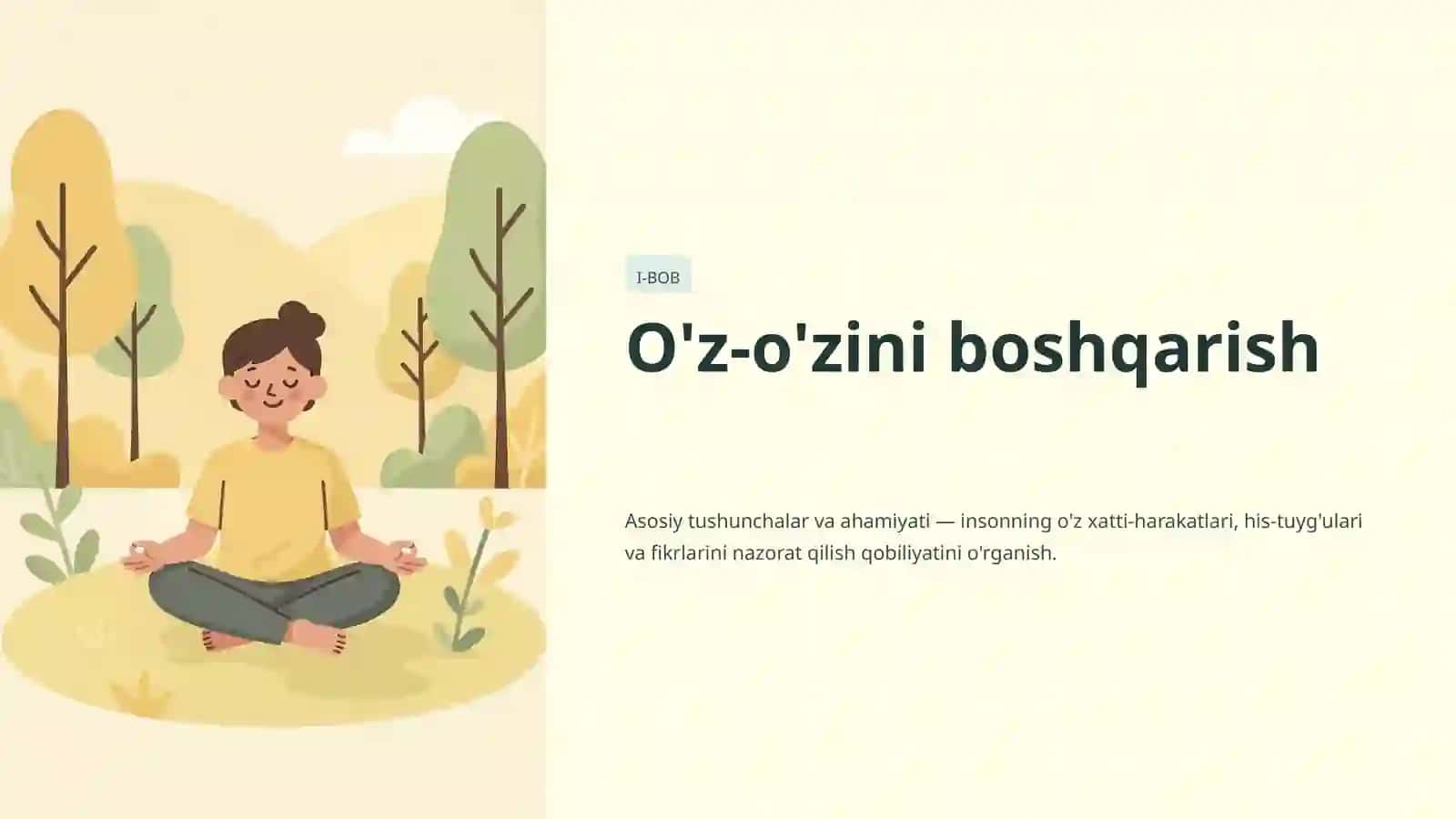 Psixologiya va shaxsiy rivojlanish 3