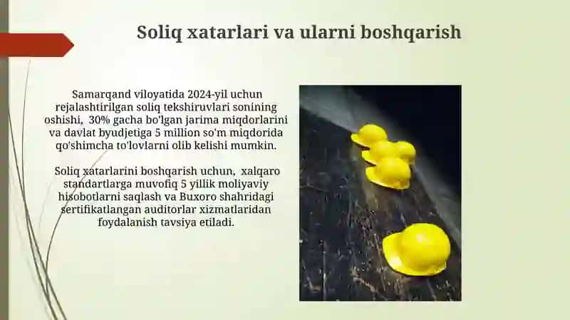 Qurilish Tashkilotlarida Soliq Hisobi Xususiyatlari 3