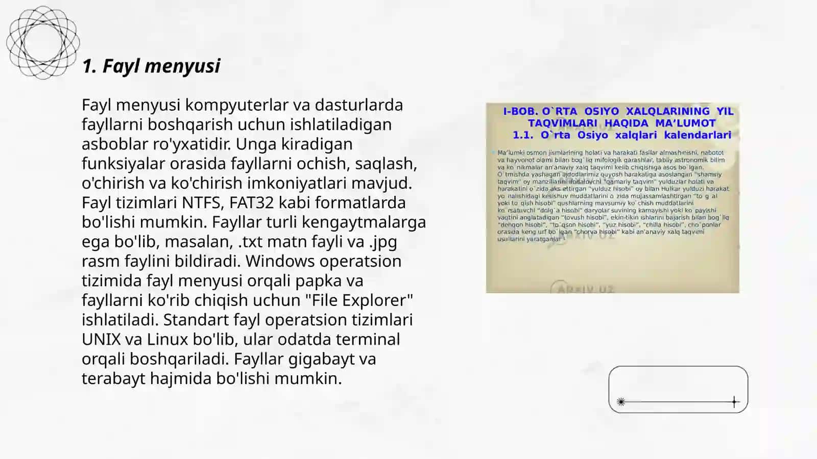 Word dasturi menyular qatori va ular bilan ishlash 3