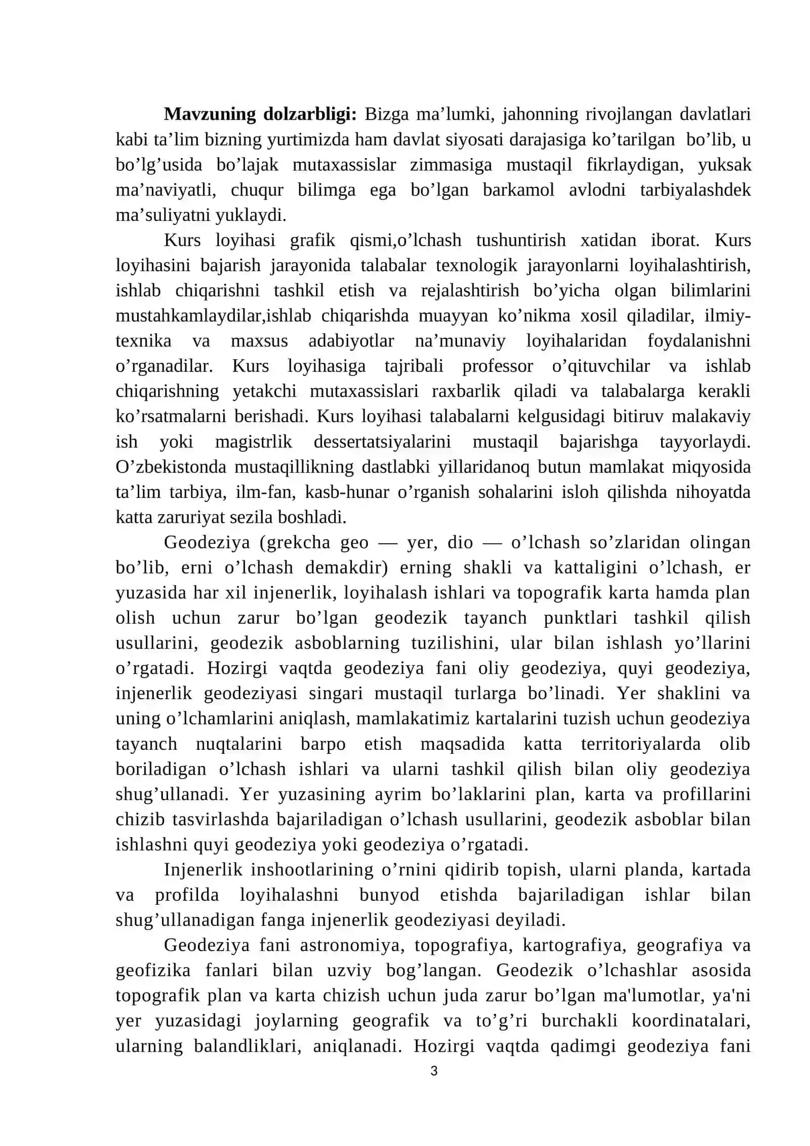 Kvadratlar bo’yicha nivelirlashda dala ishlari 3