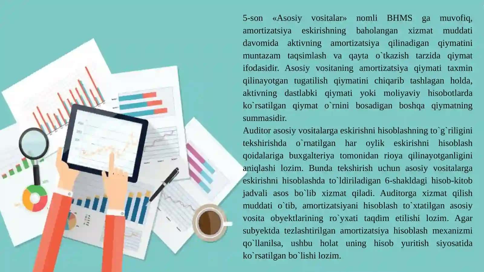 Asosiy vositalar eskirishi va keyingi sarflar auditini 3
