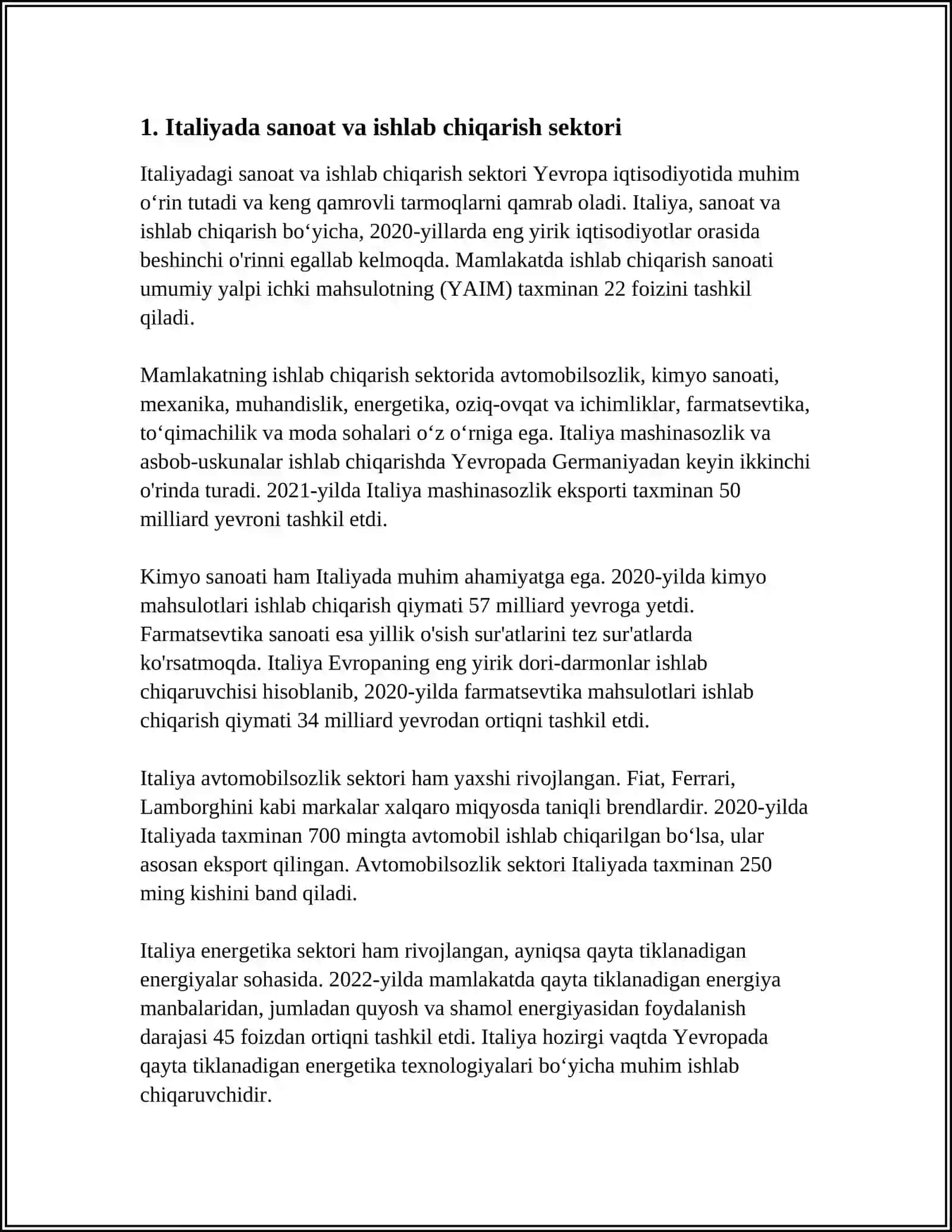 ITALIYA DAVLATINING IJTIMOIY-IQTISODIY VA SIYOSATI 3