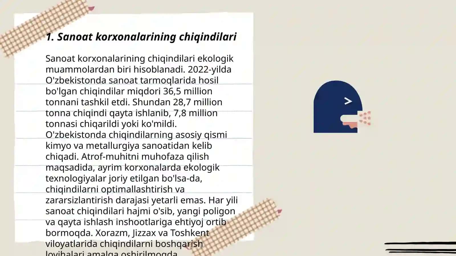 Sanoat korxonalarining chiqindilari 3