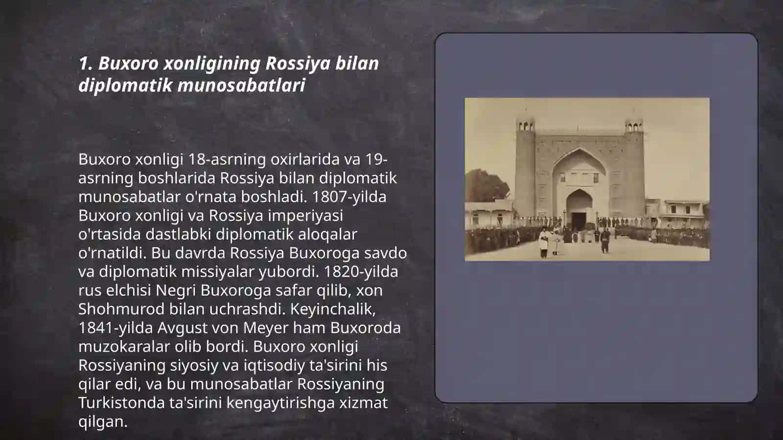 Buxoro xonligining tashqi siyosati 3