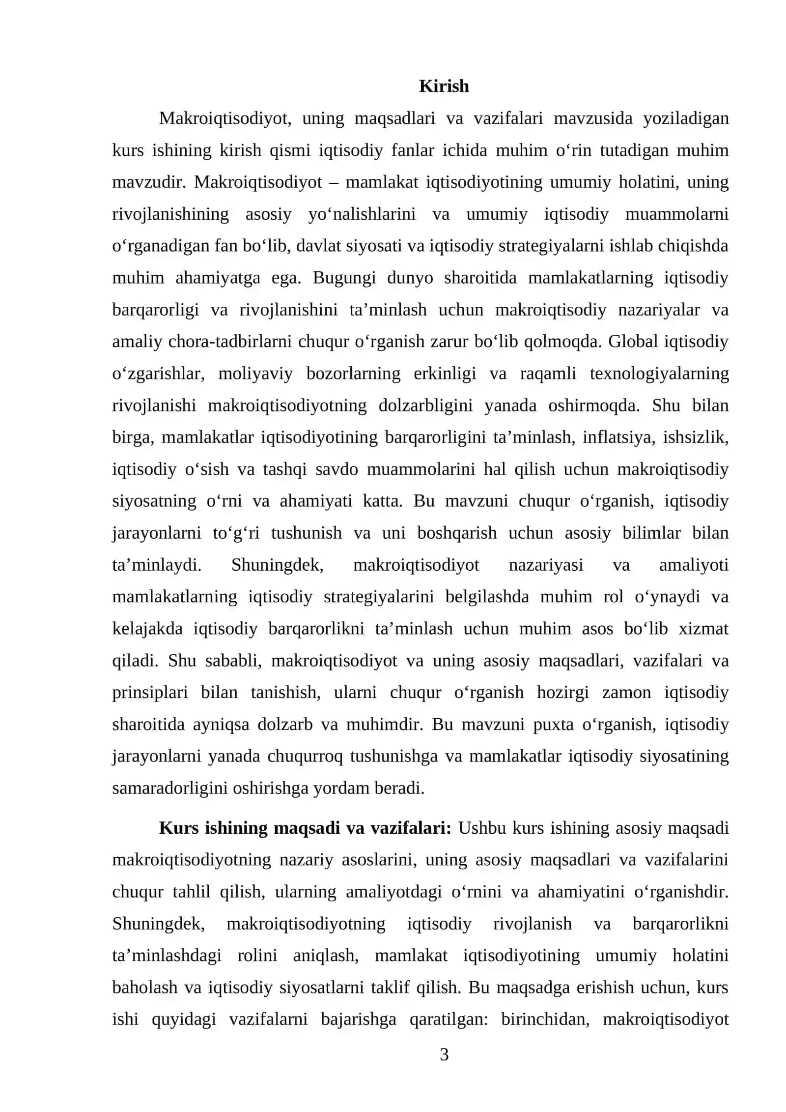 MAKRŞIQTISODİJOT, UNING MAQSADLARI VA VAZIFALARI 3
