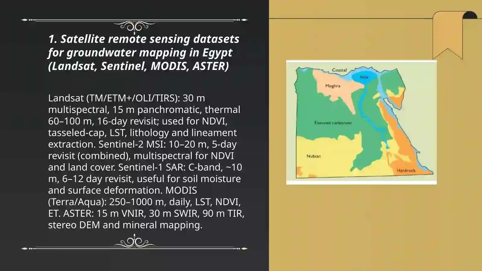 An overview of integrated remote sensing and GIS for groundwater mapping in Egypt 3