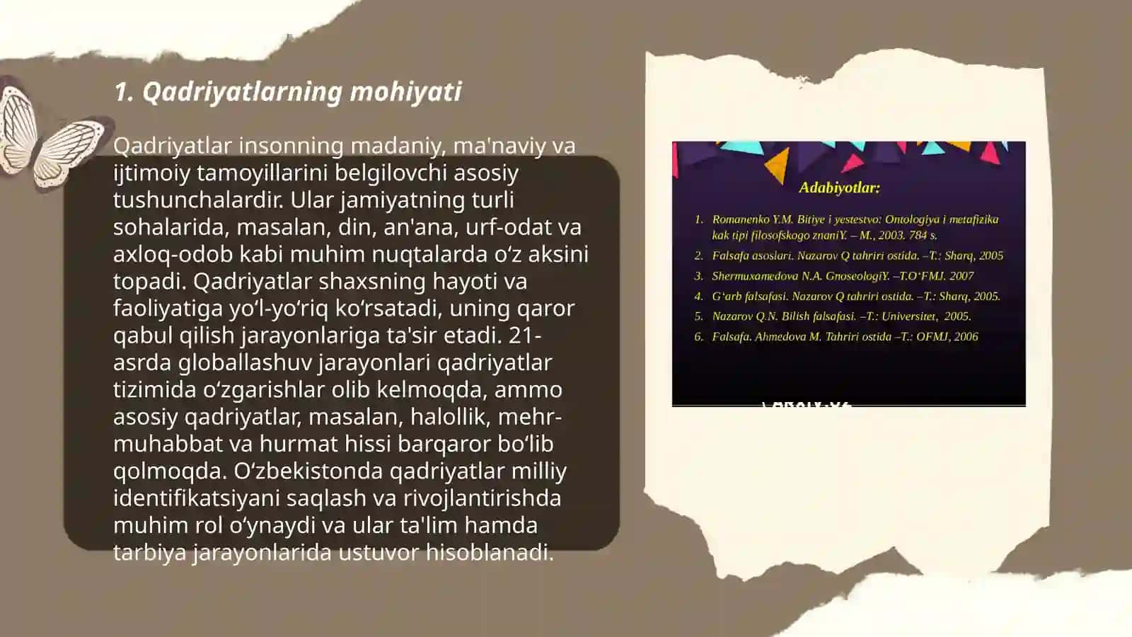 Qadriyatlar falsafasi (aksiologiya) 3