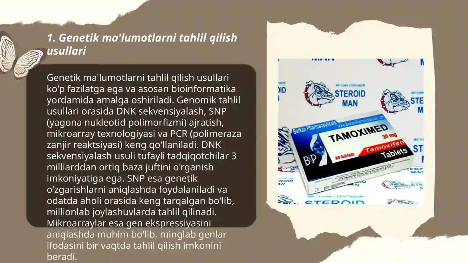 Farmasevtikada bioinformatika Qoʻng'irotova Dilraboxon 3