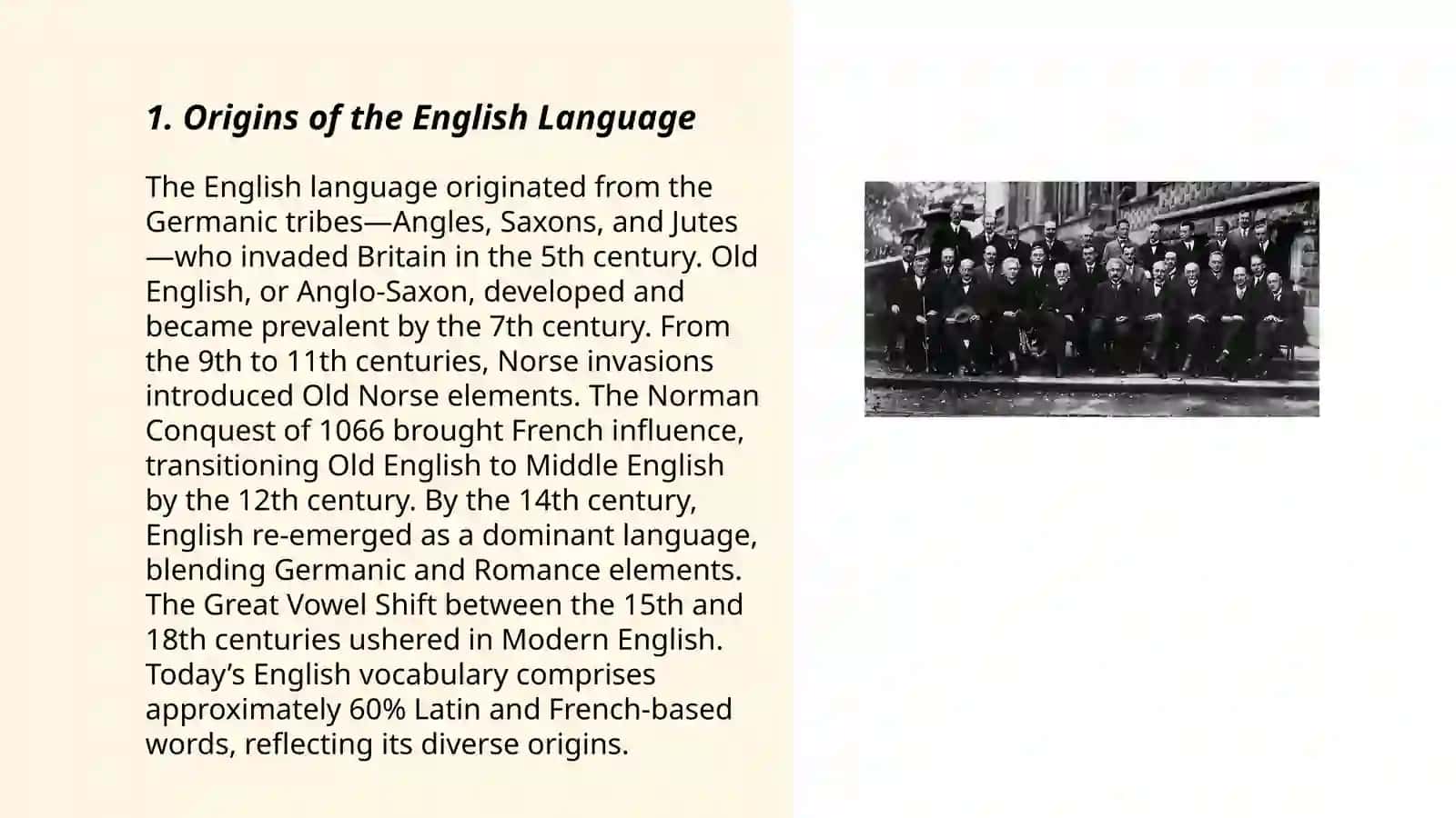 The history of English Language 3