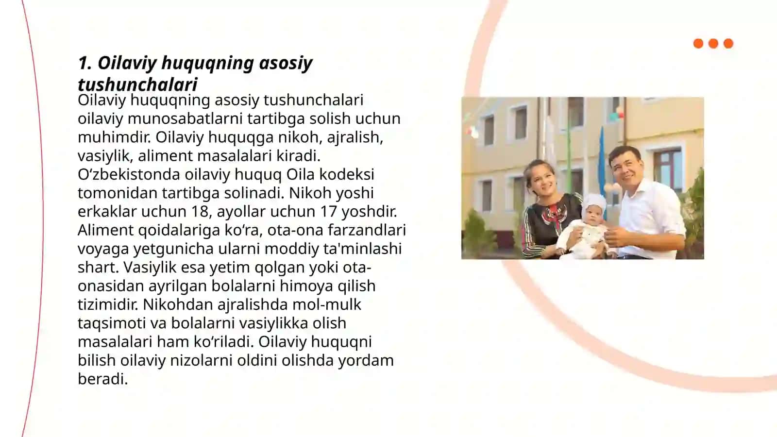 Hozirgi zamon huquq oilalarining umumiy tavsifi 3