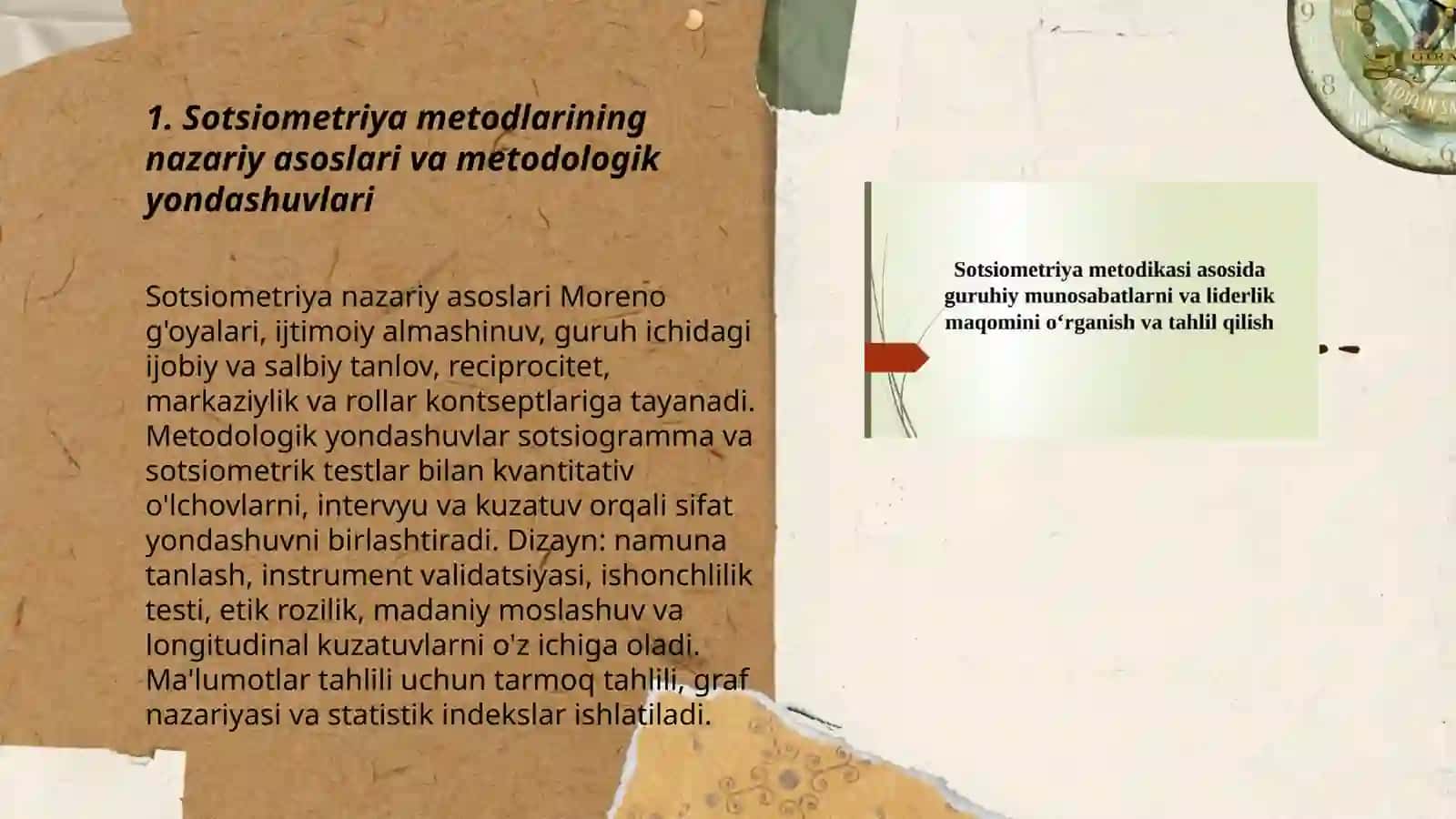 Sotsiometriya metodlarini yutuq va kamchiliklarini tahlil qilish 3