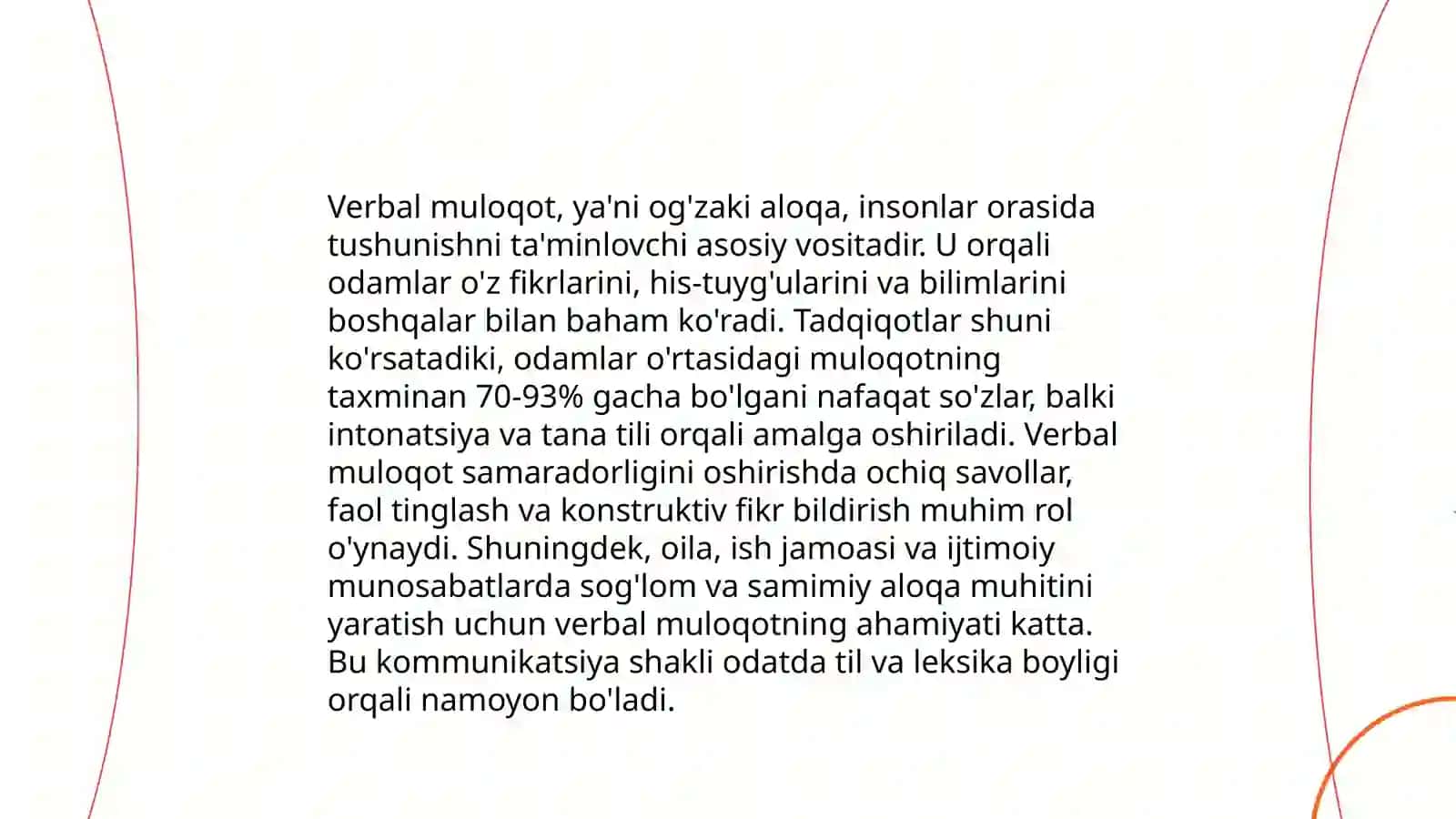 Noverbal muloqot koʼnikmalari 3