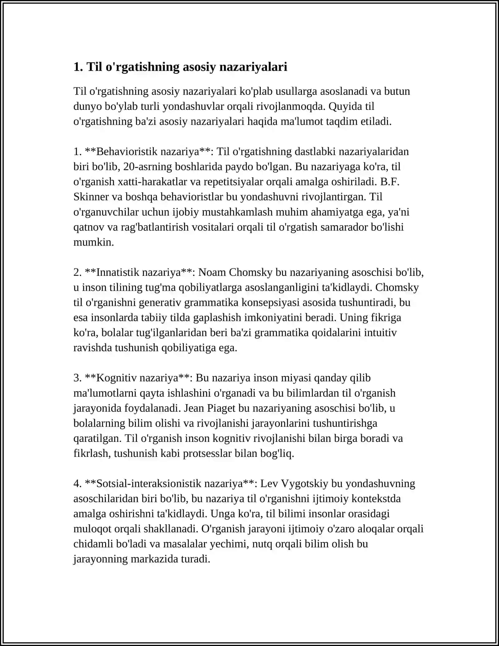 ONA TILINI OʻQITISH METODIKASI FANIGA DOIR YONDASHUV VA TAMOILLAR 3
