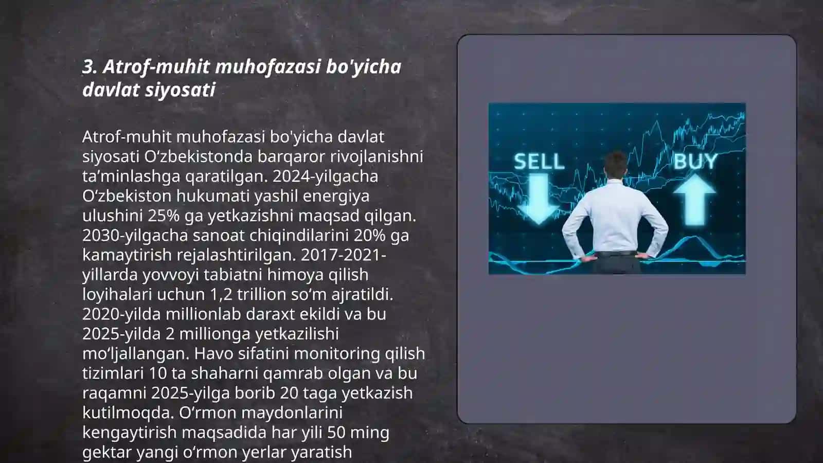 Atrof-muhit muhofazasi bo'yicha davlat siyosati 3