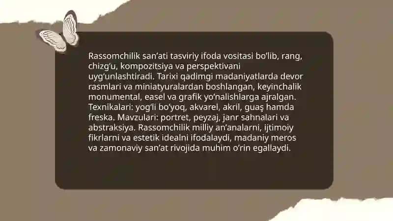 Rassomchilik sanʼati 3
