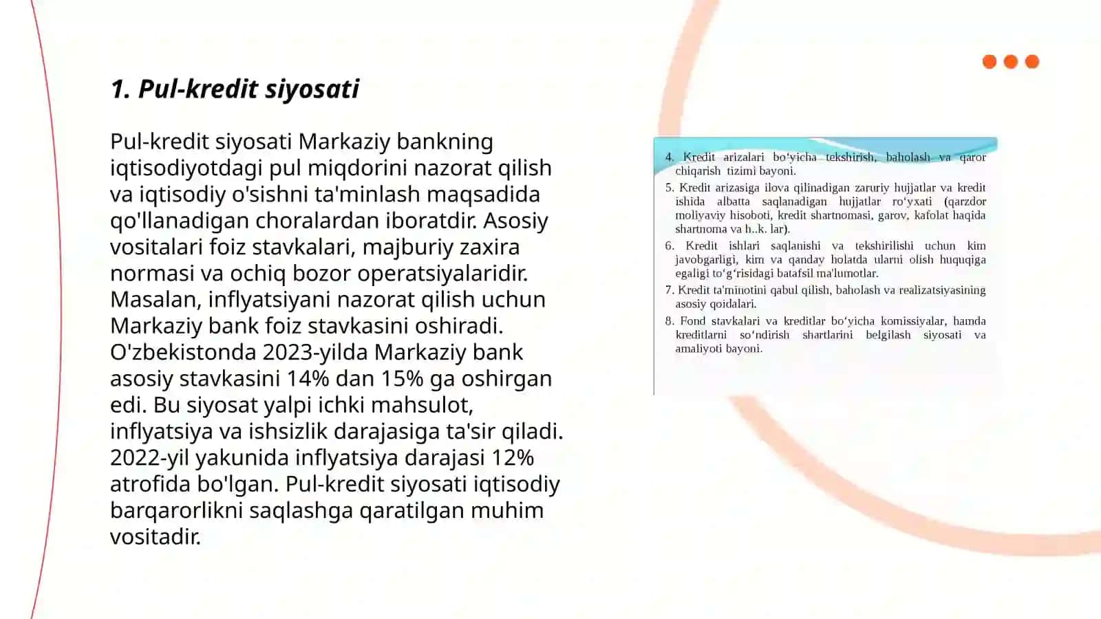 Pul-kredit tizimi va banklar 3
