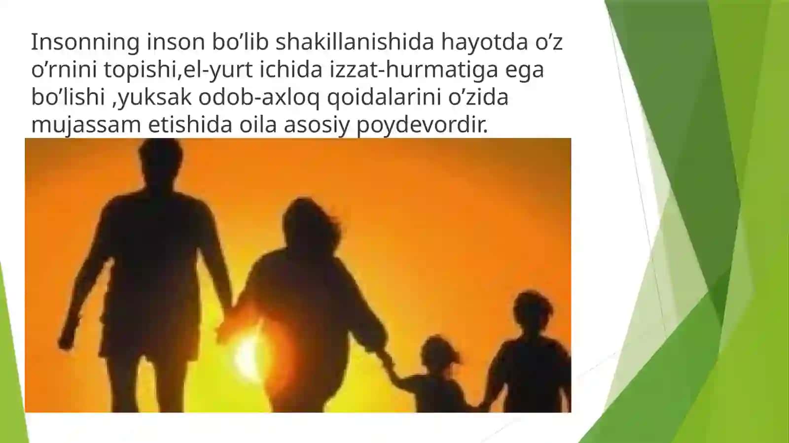 "Yoshlarni oilaviy hayotga tayyorlash" 3