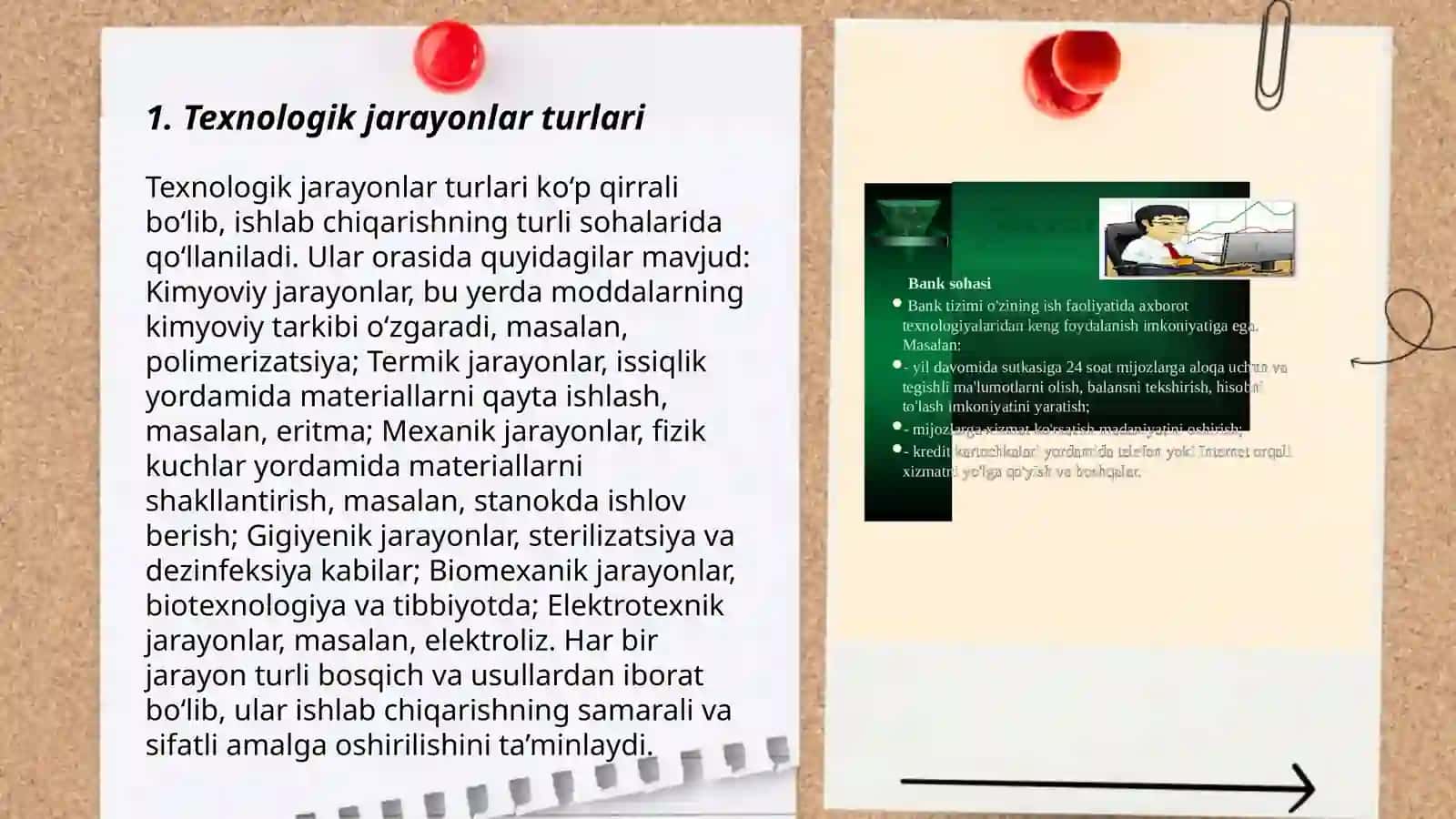 Texnologik jarayon bosqichlarini bayonnomasini tayyorlashda dars berishning yozma usulidan foydalanish 3
