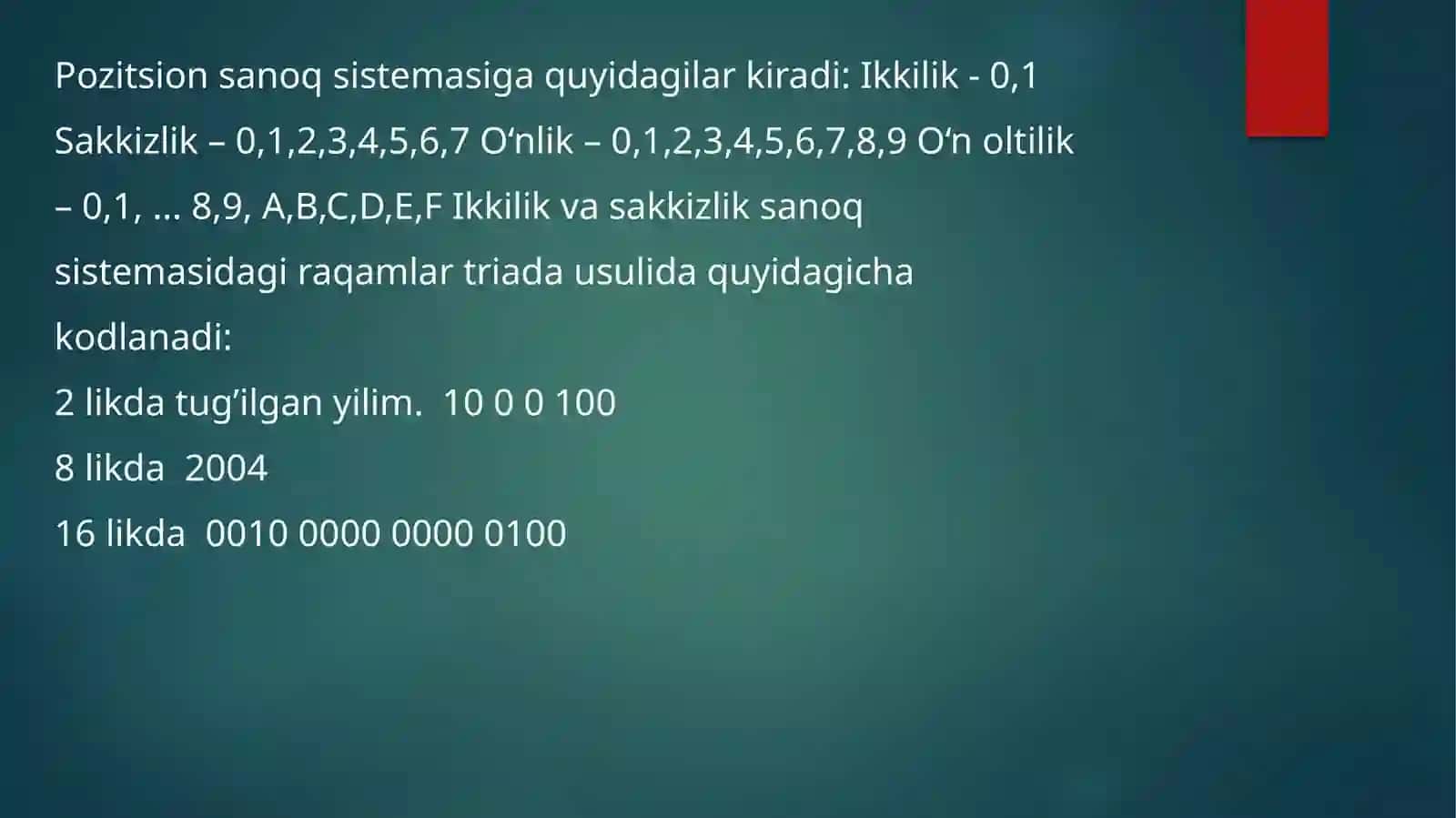 AXBOROT TURLARI, HUSUSIYATLARI VA AXBOROTLAR USTIDA MANTIQA MALLAR 3