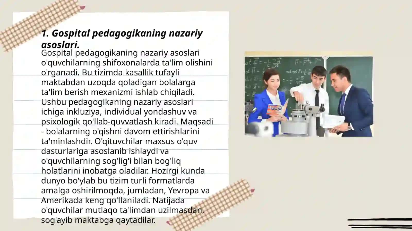 Gospital pedagogikaning nazariy asoslari 3