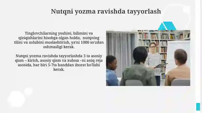 Nutqni o'stirish va boyitish usullari 3