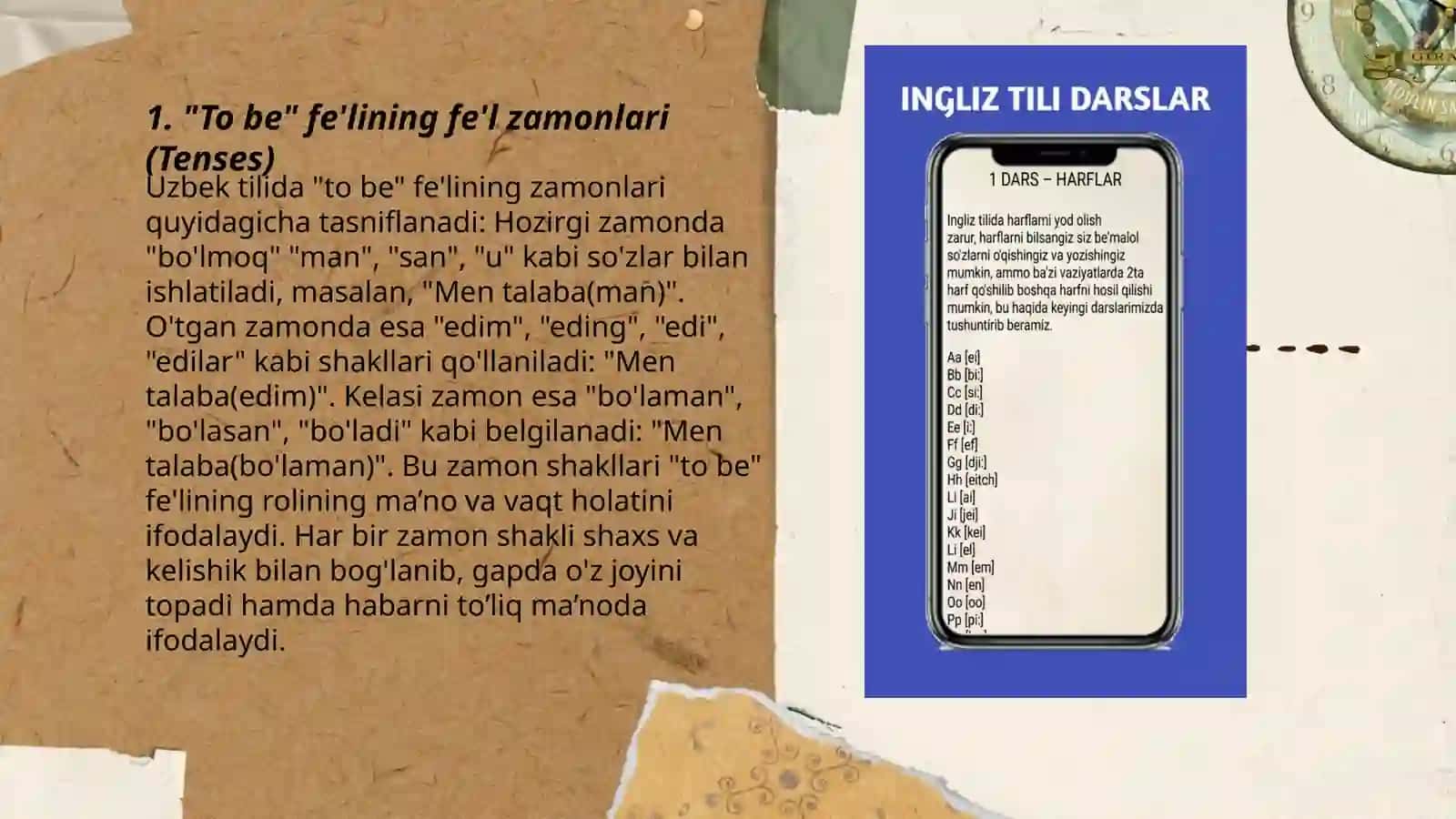 Ingliz tilidagi "to be" fe'li 3