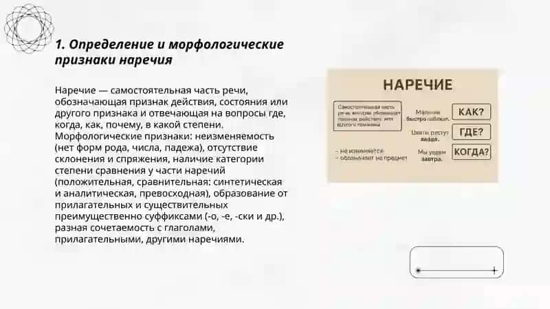 Наречие как часть речи 3