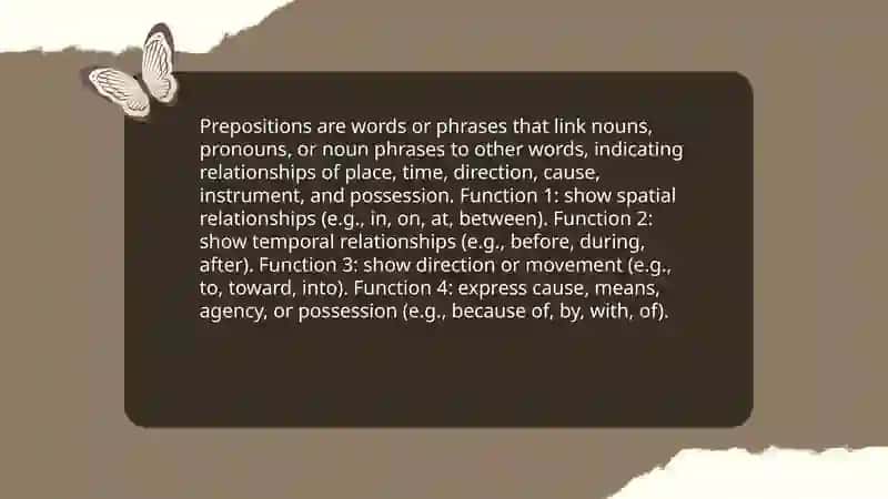 Prepositions 3