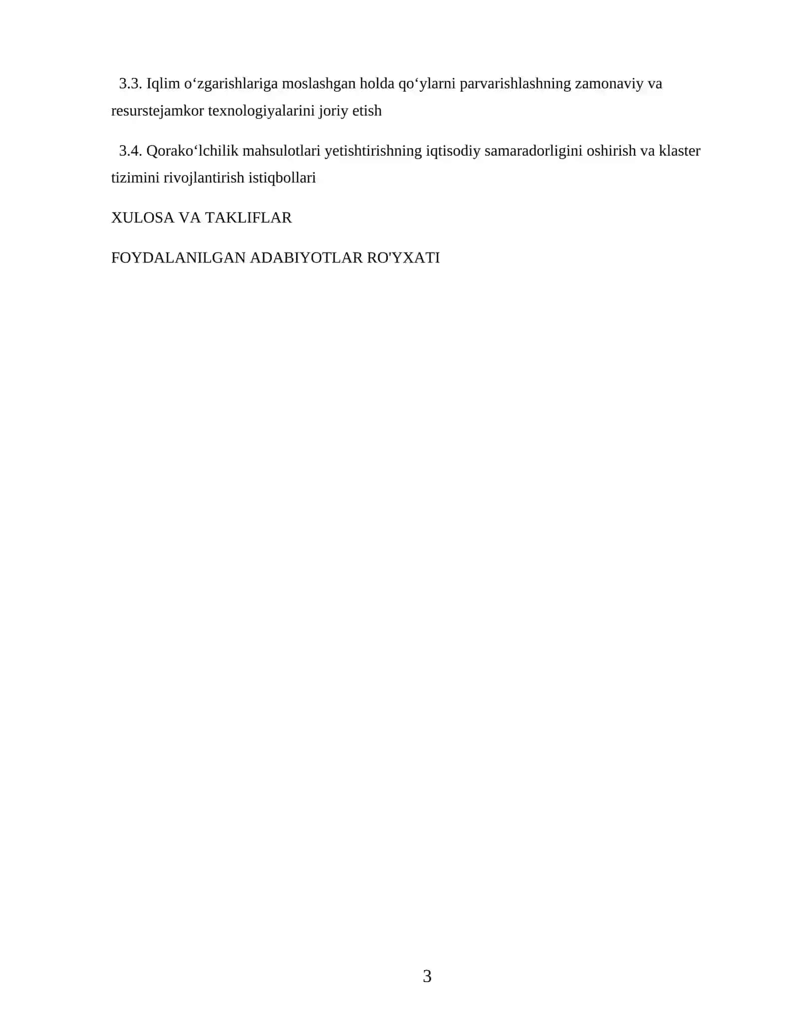 Jizzax viloyati tabiiy-geografik iqlim sharoitlarda Qorako‘l qo‘ylarinig mahsuldorlik ko‘rsatkichlarini zootexnikaviy tahlil qilish 3
