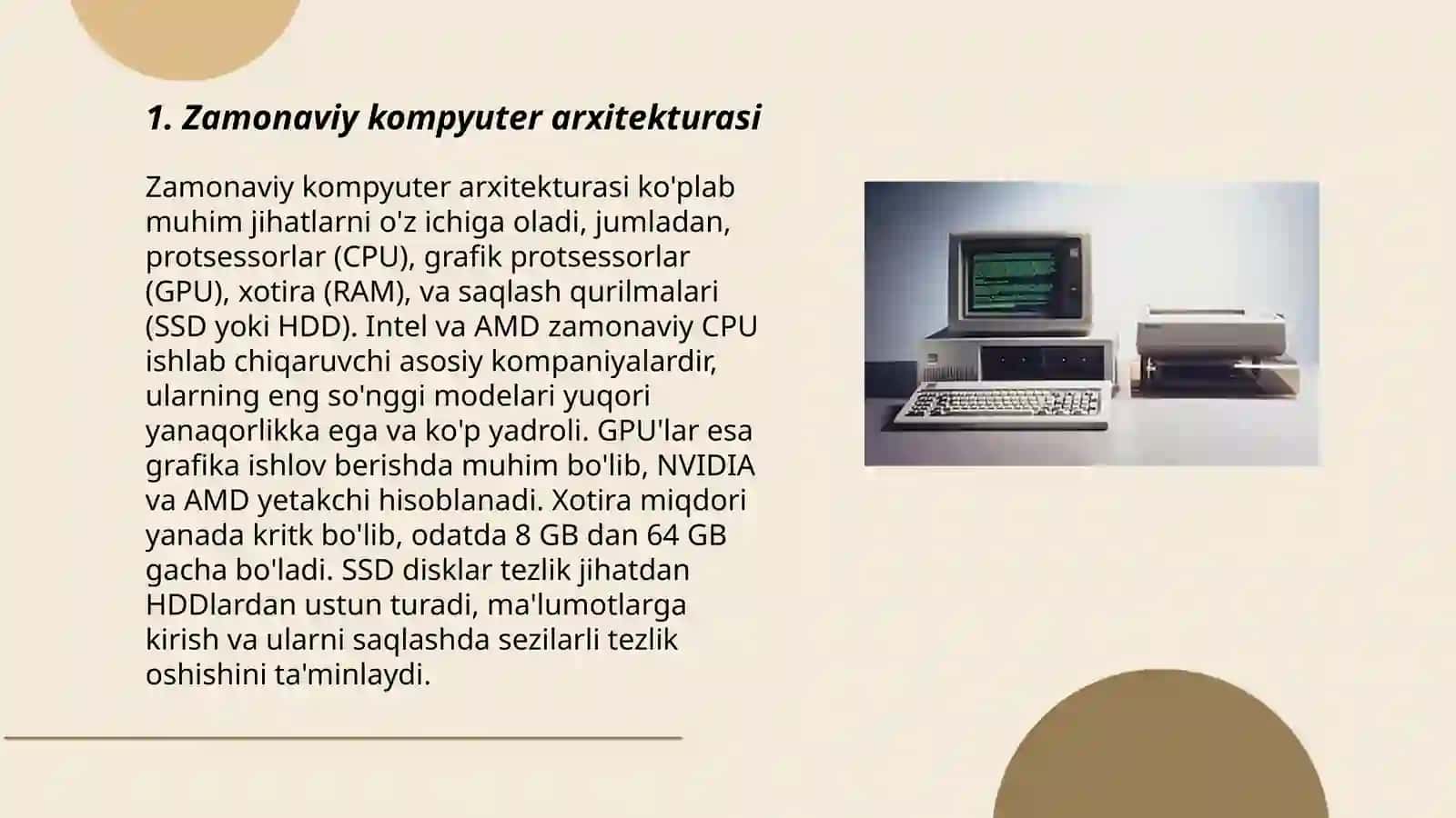 Zamonaviy kompyuterlarni texnik va dasturiy ta'minoti 3