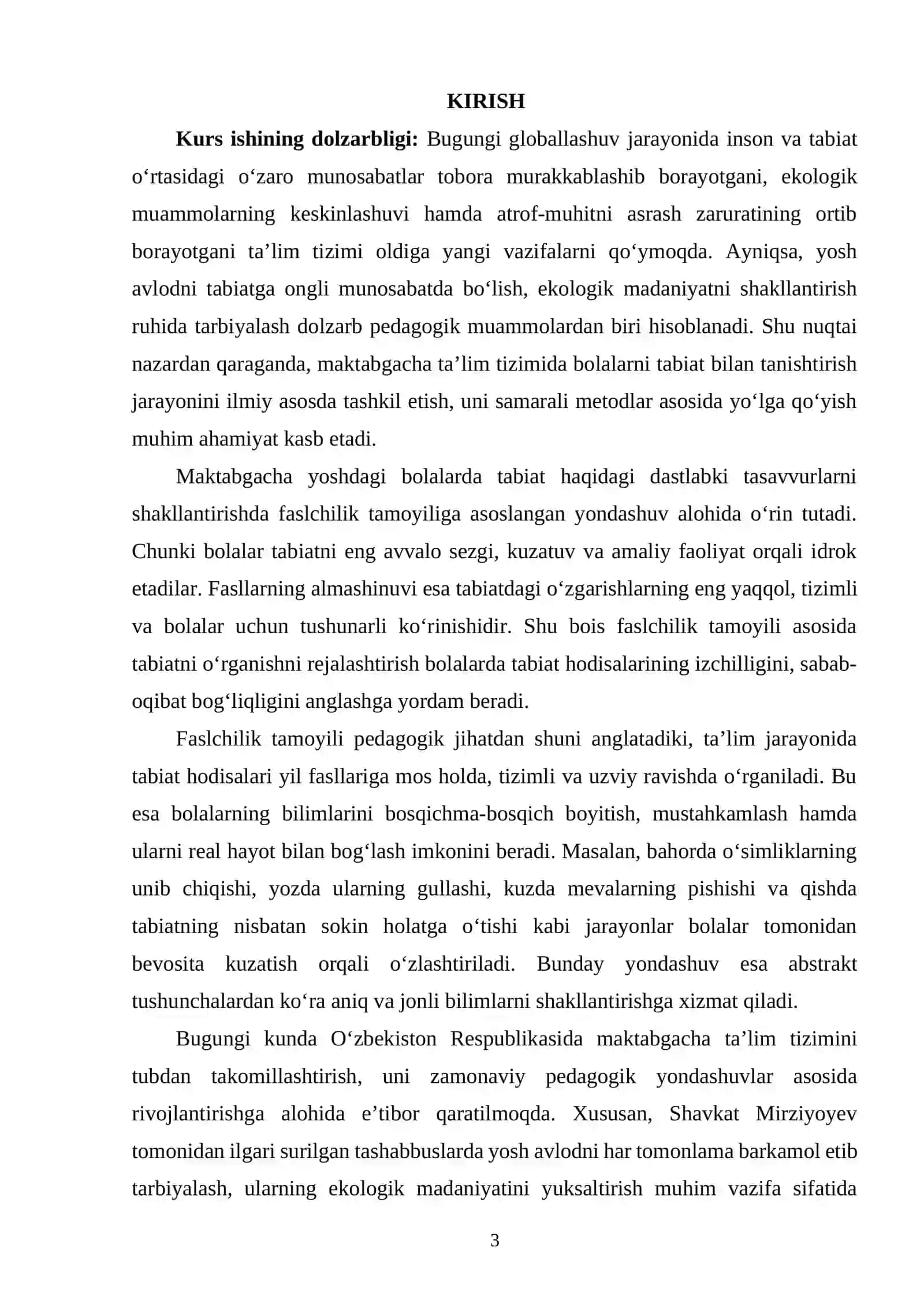 Faslchilik tamoyili asosida tabiatni o‘rganishni rejalashtirish 3