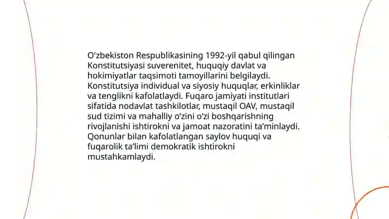 O'zbekistondagi demokratik fuqoralik jamiyatini qurish asoslari 3