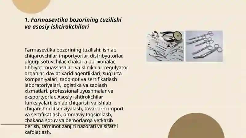 Farmasevtika bozorida tibbiyot va farmasevtika tovarlari aylanmasi 3