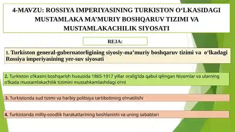 O‘zbekiston Tarixi 3
