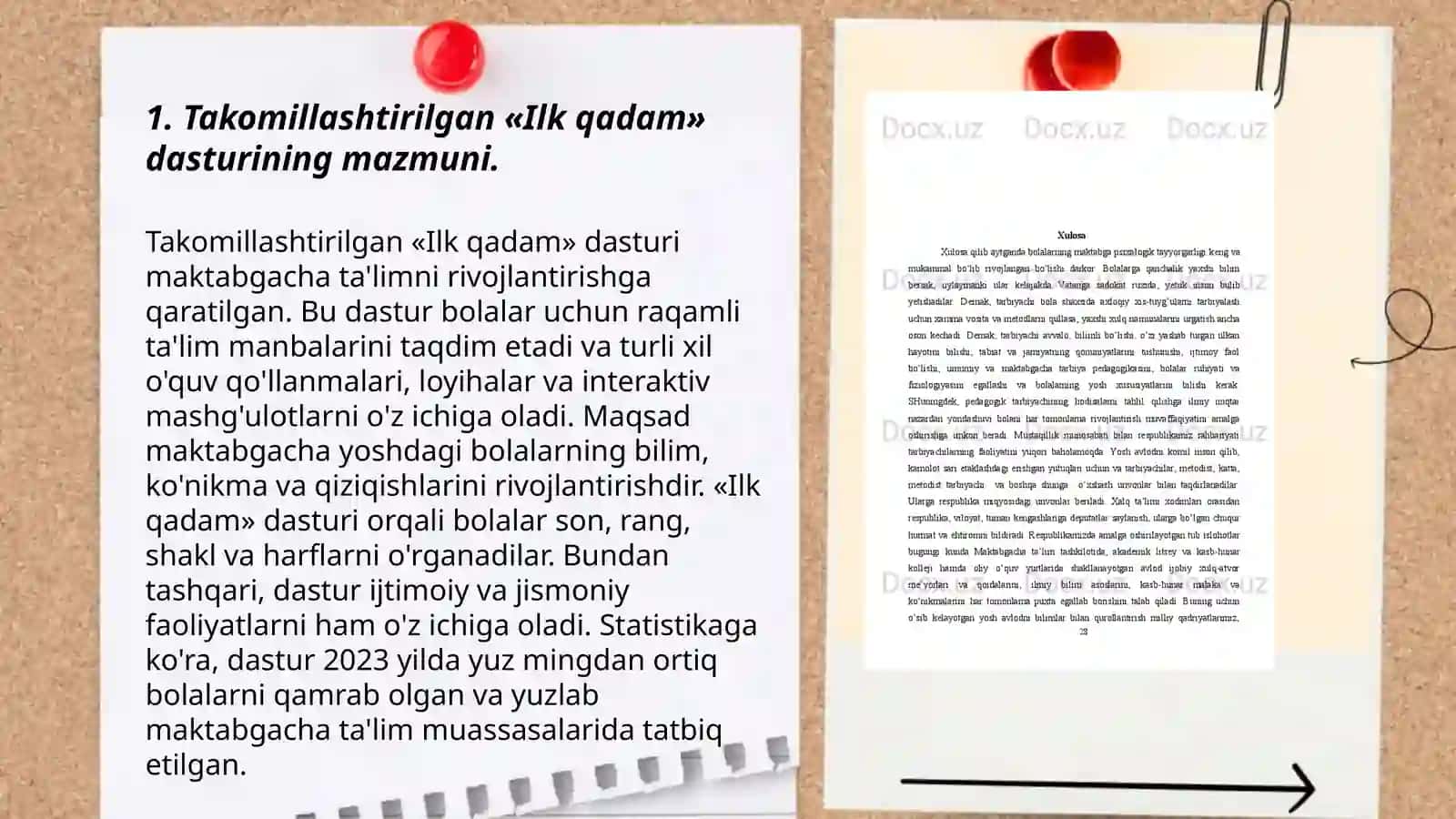Ilk qadam, Ilm yo‘li variant 3