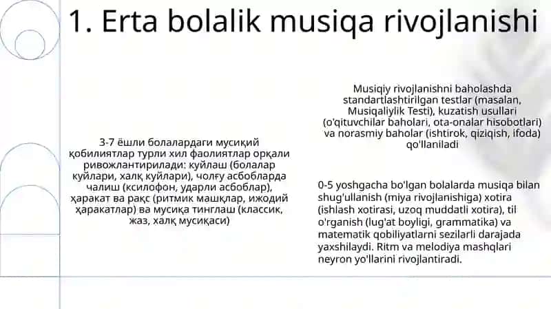 Bolalarning musiqaviy qobilyatini rivojlantirish 3