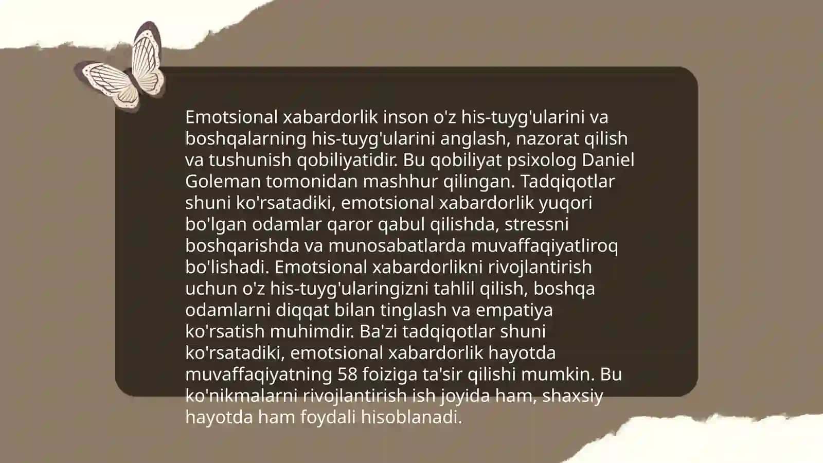 Emotsional xabardorlik 3