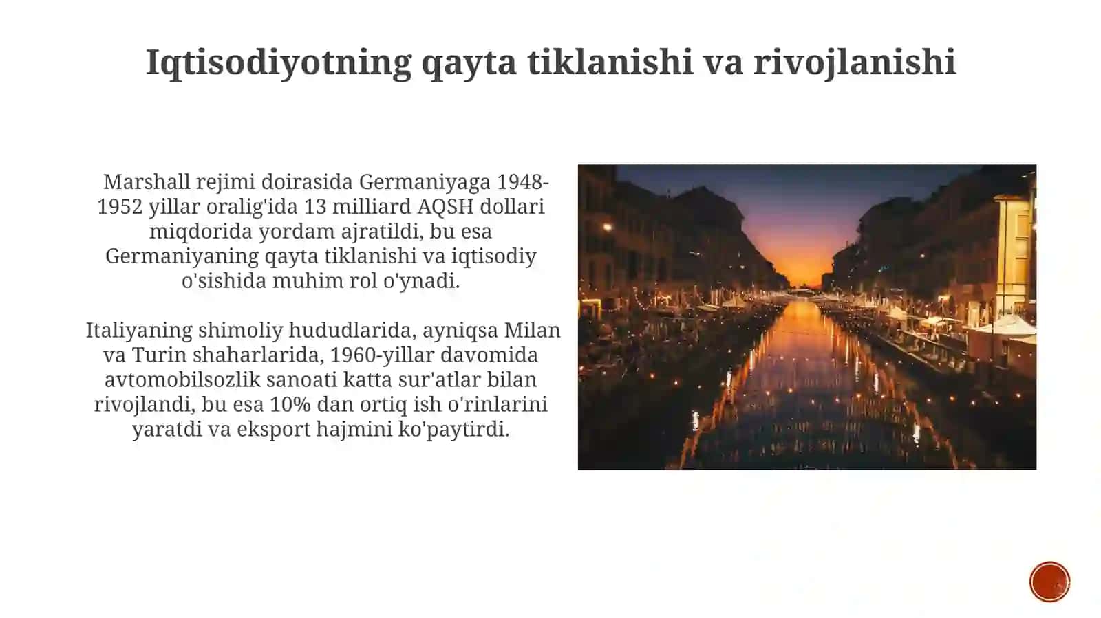 Iqtisodiyotning rivojlanishi 3